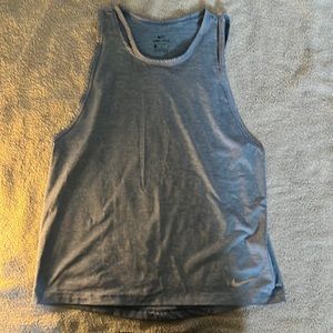 Mike running tank